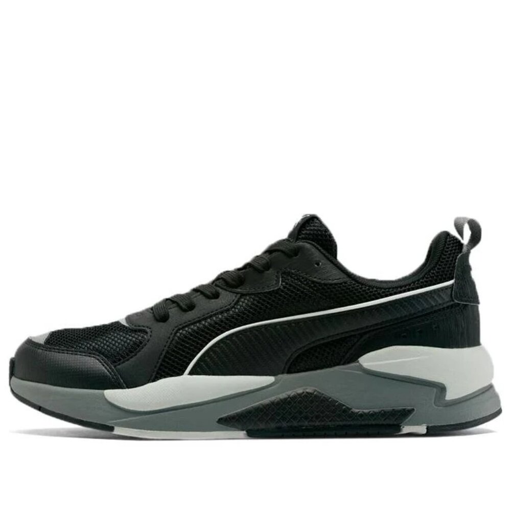 PUMA X-Ray Mesh 'Black Metallic Silver 373773-02 Size Men's 10.5 / Women's 12